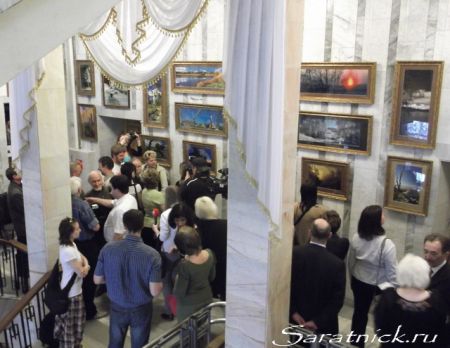 Открытие выставки "Родные мотивы" в Саратовском краеведческом музее